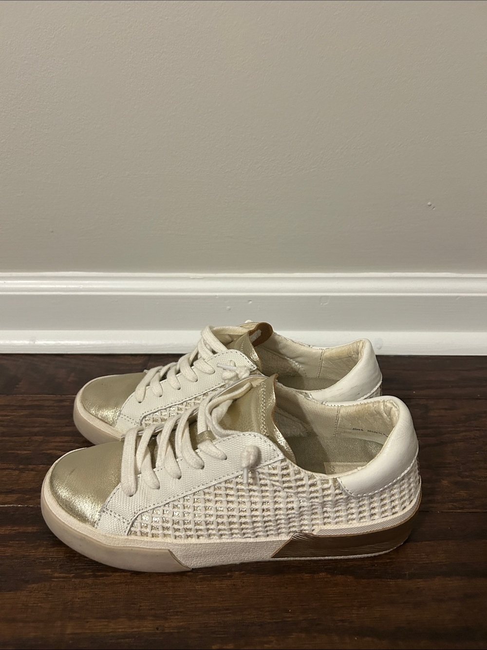 Dolce Vita gold sneakers